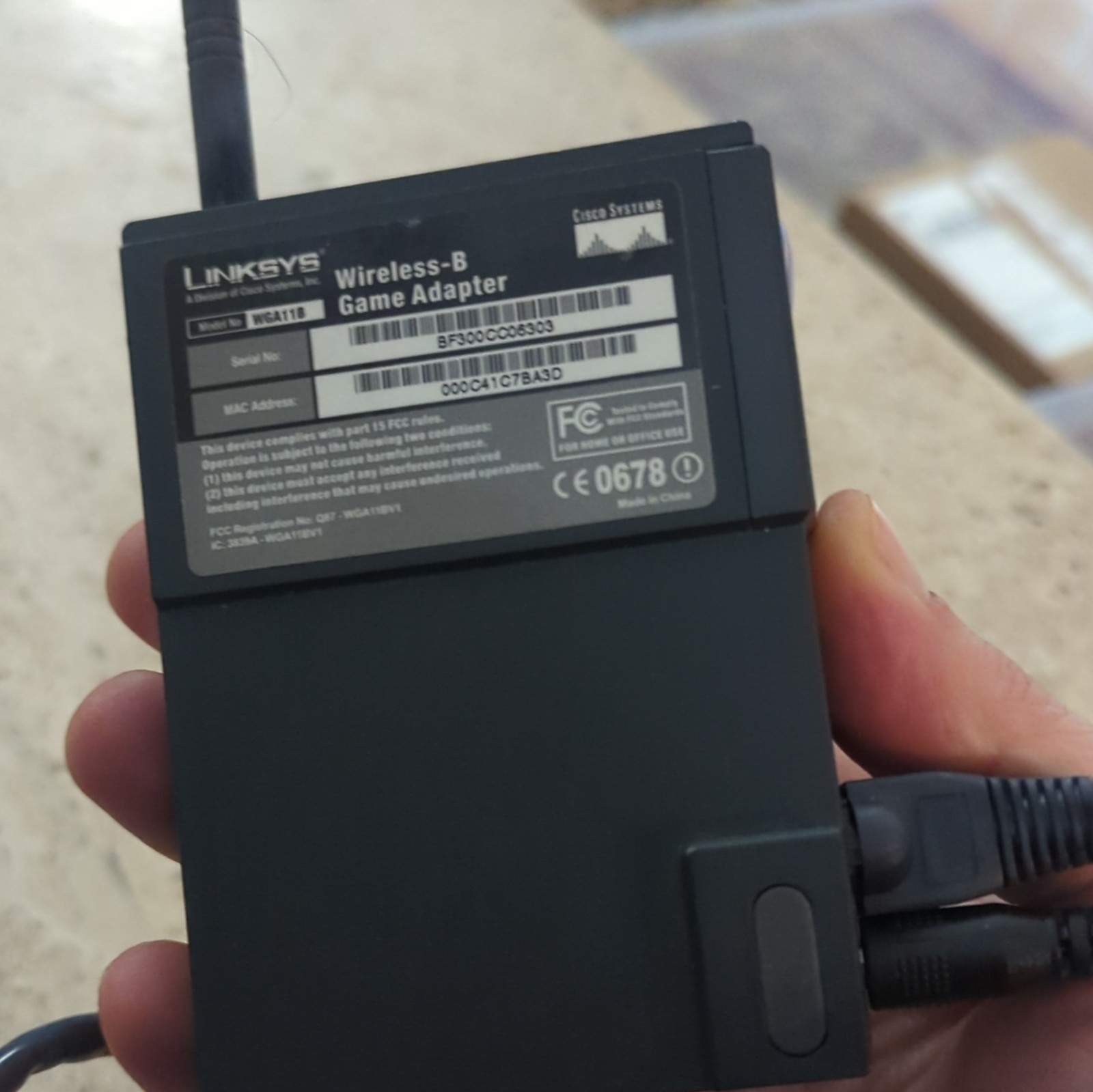 PS2 Linksys wifi adapter with PS2 network adapter startup disc