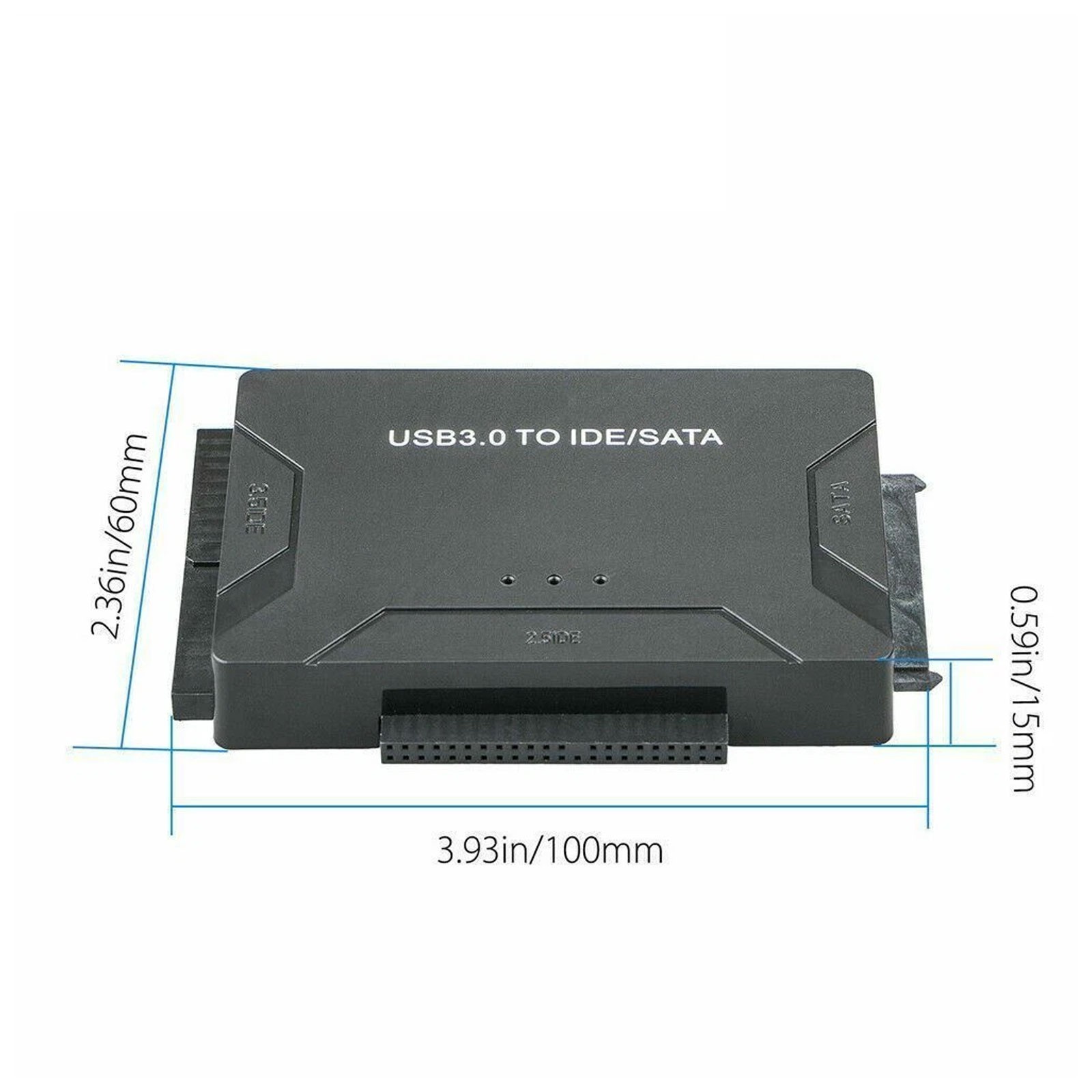 USB 3.0 to IDE & SATA Converter External Hard Drive Adapter Kit 2.5″/3.5″ Cable