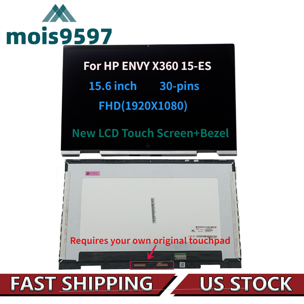 M45452-001 LCD Touch Screen Display Assembly+Bezel for HP ENVY X360 15m-ES1023DX