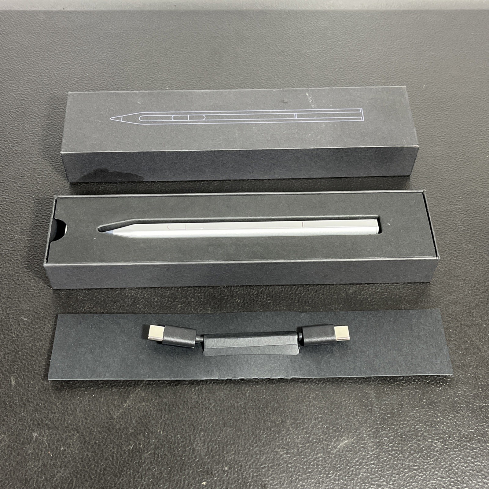 HP Rechargeable MPP 2.0 Tilt Pen 3J122AA M23867-001 USB-C Stylus Silver