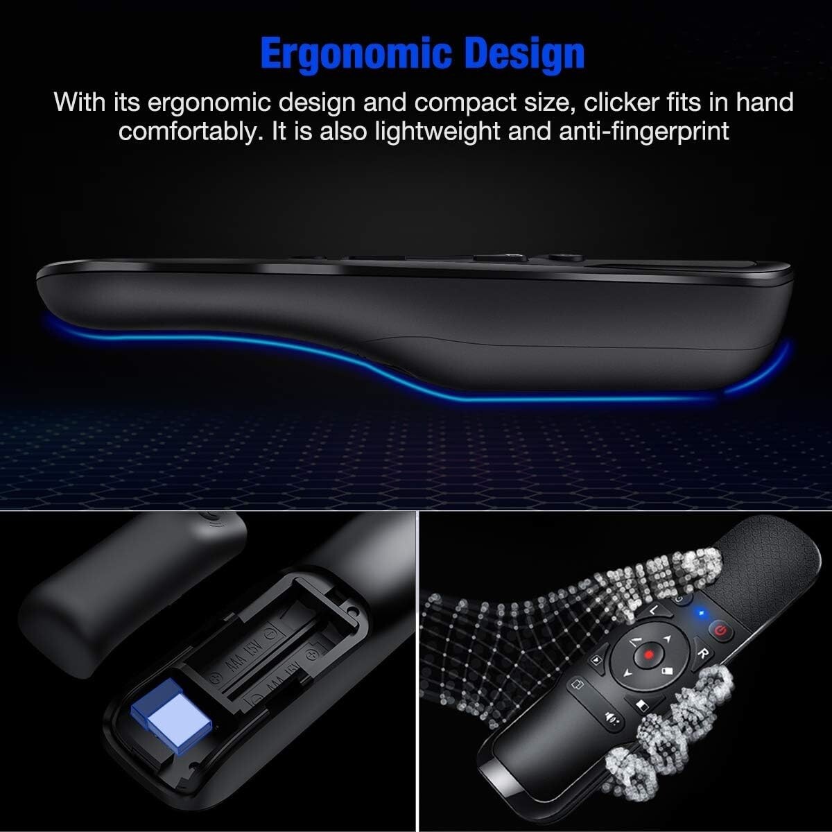 Power point Presentation Remote Wireless USB PPT Presenter Laser PointerClicker