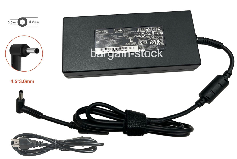 Original AC Adapter Charger For MSI Katana 15 B13VGK-1007US Chicony 20V 12A 240W