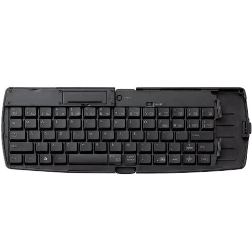 ELECOM 2011 Folding Bluetooth Membrane Keyboard for PC, Black, TK-FBM032BK