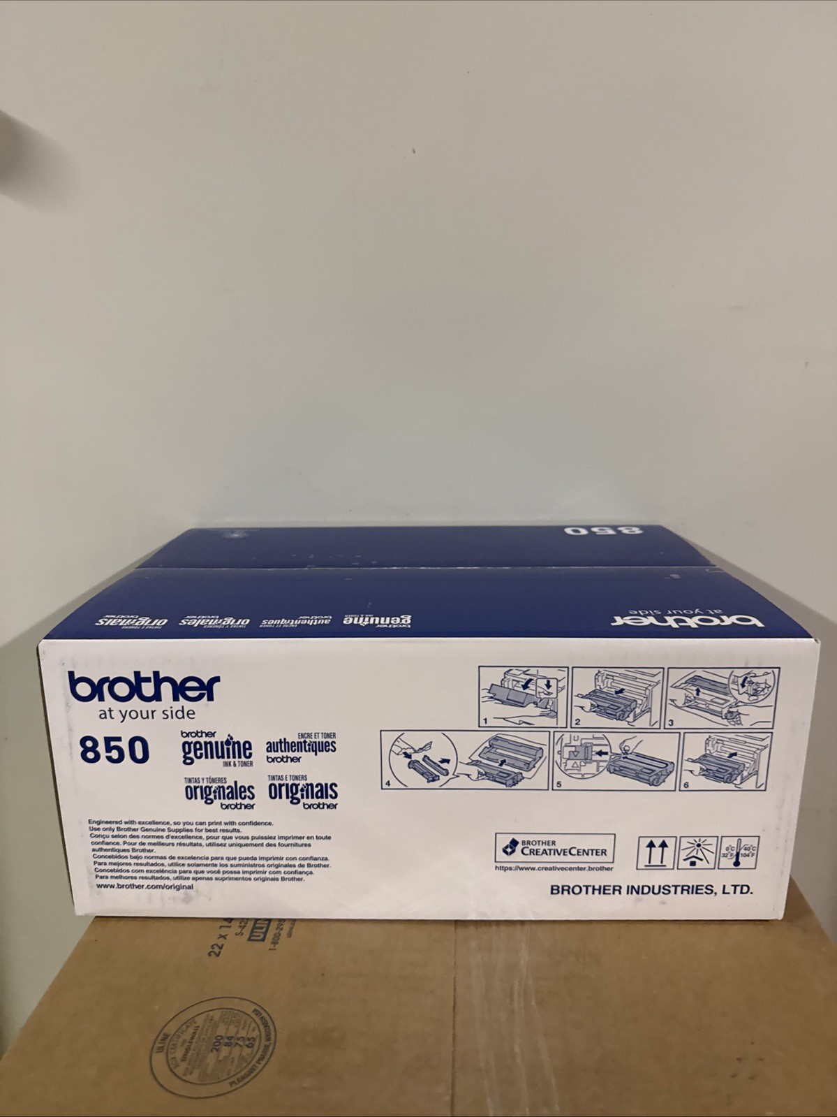 Genuine Brother TN-850 OEM Black Toner Cartridge NEW