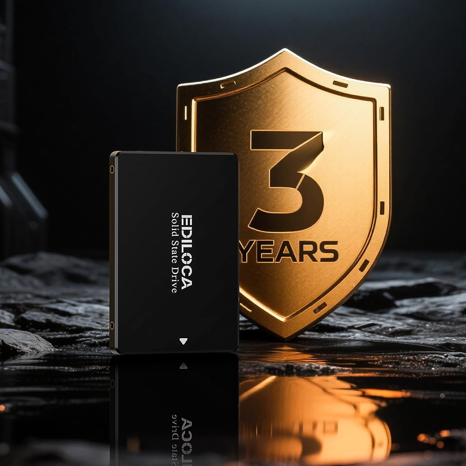 250GB SATA III SSD – High-Speed 520MB/s Read, Shock-Proof & Durable Design