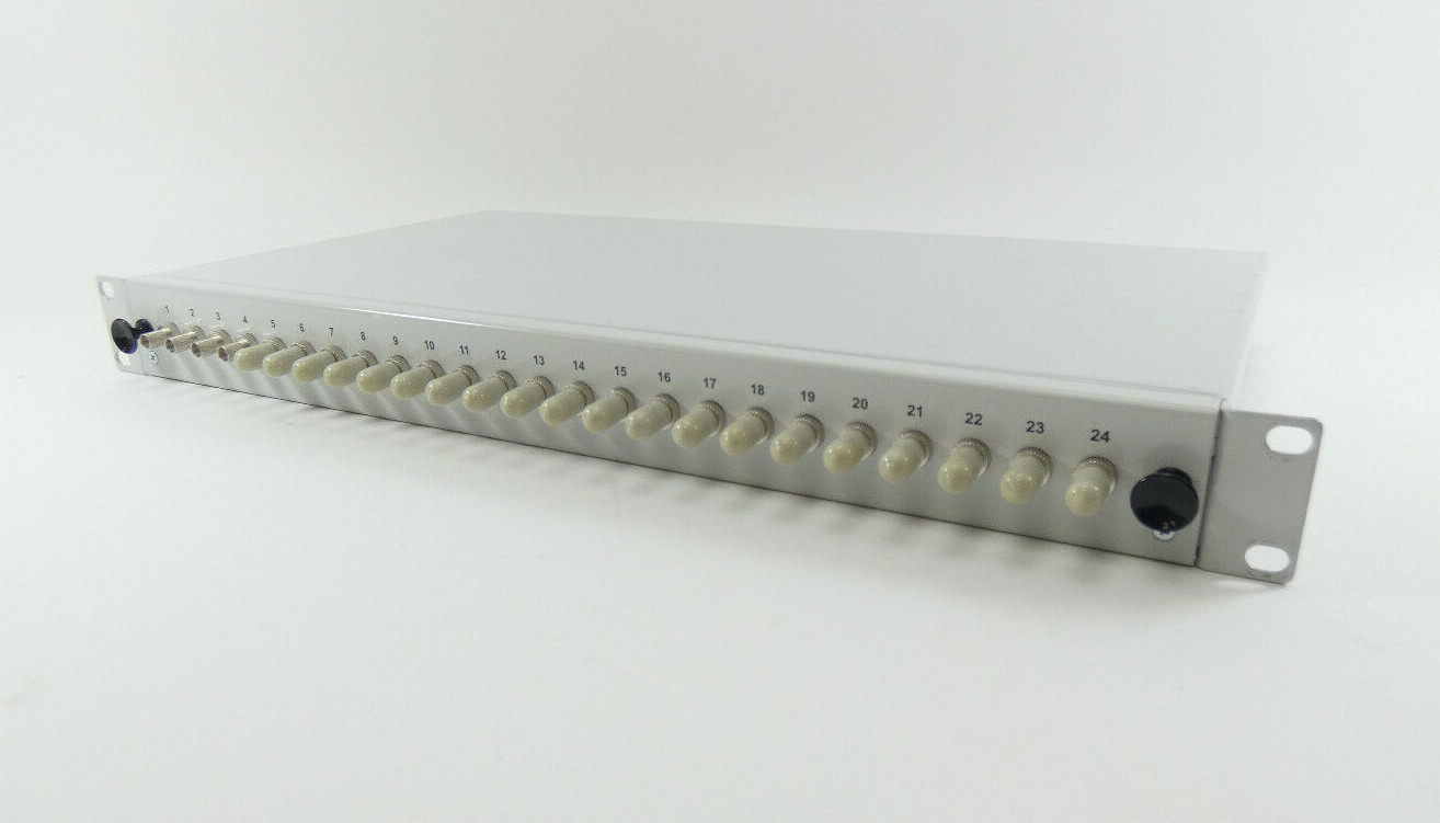 Empty Enclosure Fiber Optic Cable | 19″ | 24 Fibres | Grey | L480mm x W250mm x H 48mm