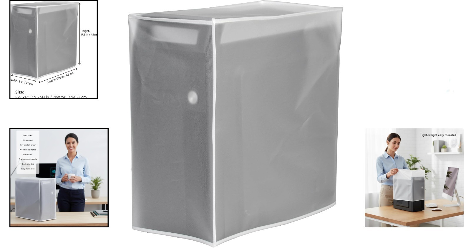 Full Body Protective Case for Gaming PC – Medium Size, Dust & Water Resistant