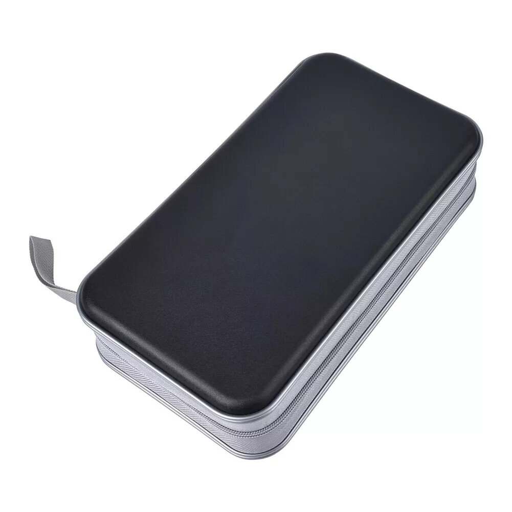 96 Disc CD Case Holder DVD Storage Wallet Bag Portable VCD Organizer Bag Black