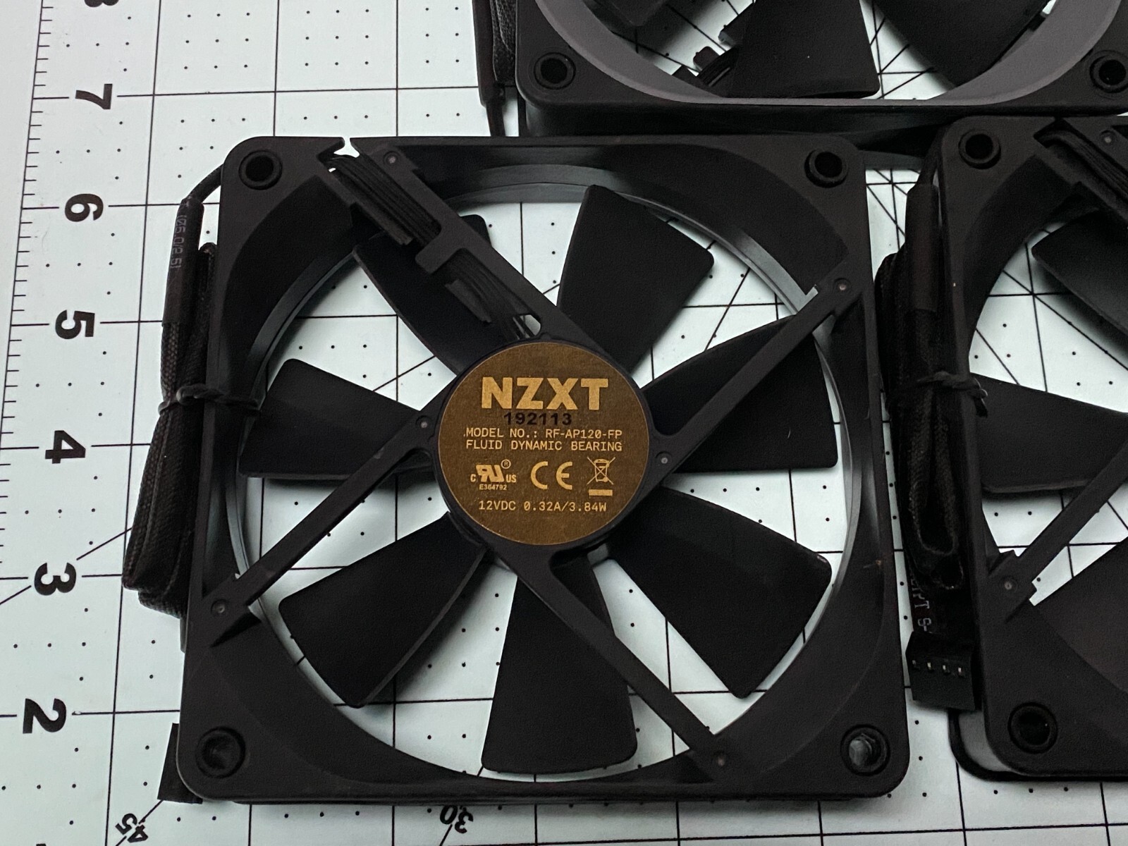 NZXT Aer P 120mm RF-AP120-FP PC Case Fans – 3 Pack – Fluid Dynamic Bearing Black