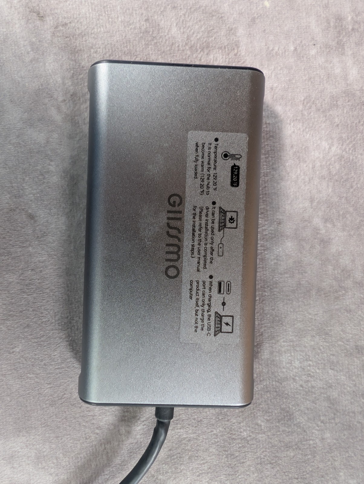 GIISSMO USB C Docking Station Dual Monitor 9-in-1 Laptop Docking Stations