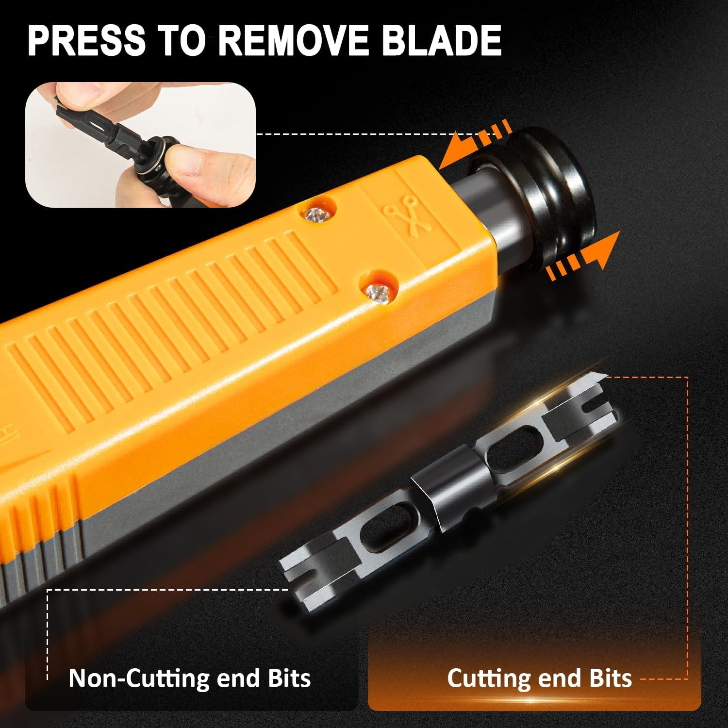 110 Punch Down Tool, Smooth-Cutting, Durable, Easy-to-Use Keystone Punch Down To