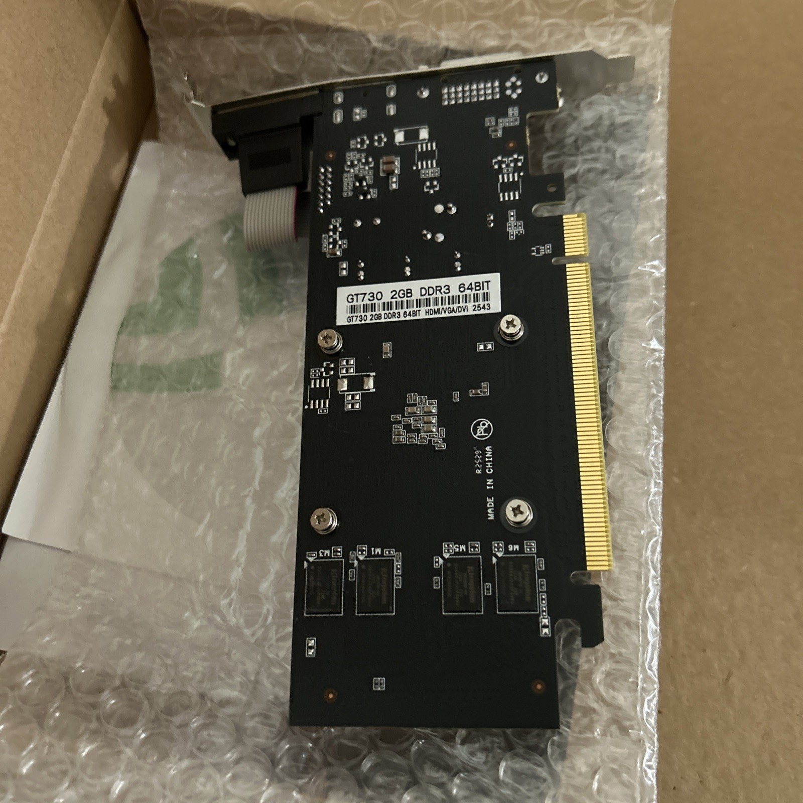 NVIDIA GeForce GT730 2GB DDR3 LP Graphics Card, 64BIT PCI-E