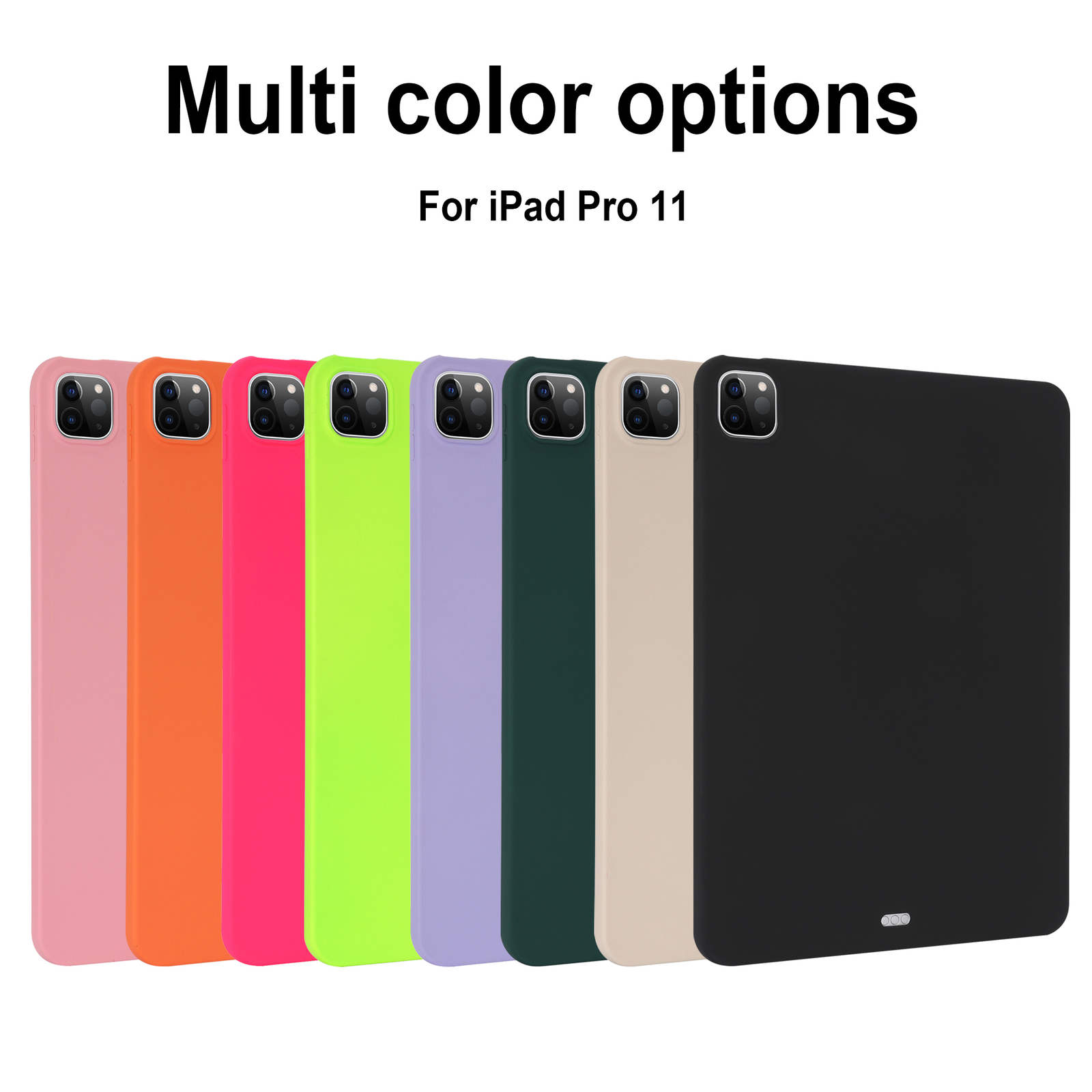 Soft TPU Silicone Case For iPad 10.9 10th 10.2 9th 8th 7th 9.7 6th Pro Air 11-in