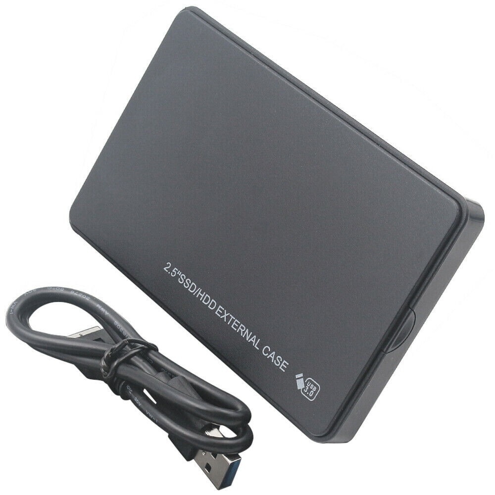 2.5″ SATA USB 3.0 Clear Hard Drive Disk HDD SSD Enclosure External Laptop Case