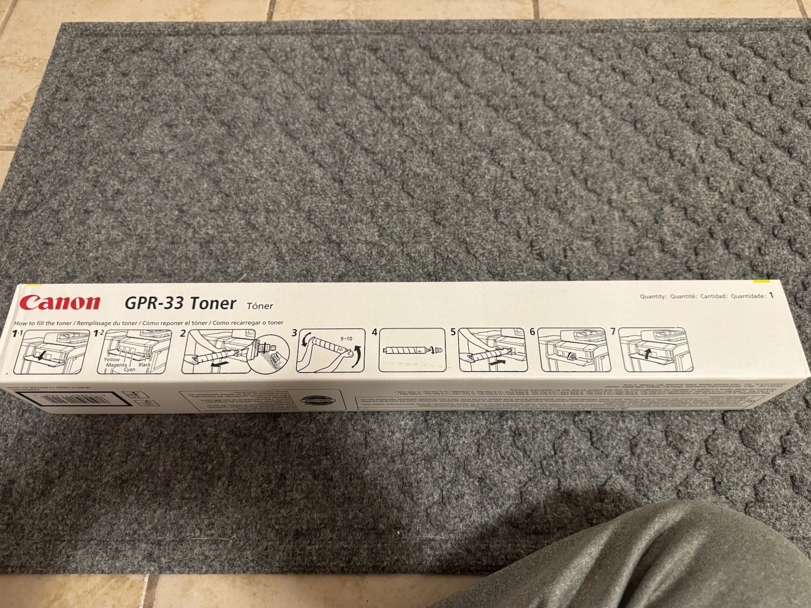 Genuine Canon GPR-33 YELLOW Toner, Brand NEW Sealed Box