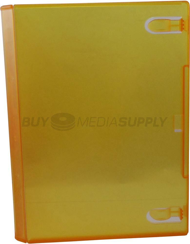 14mm Standard Clear Orange 1 Disc DVD Case Lot