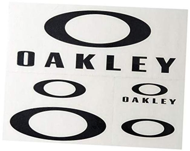 Oakley Logo Sticker Pack, Black, One Size