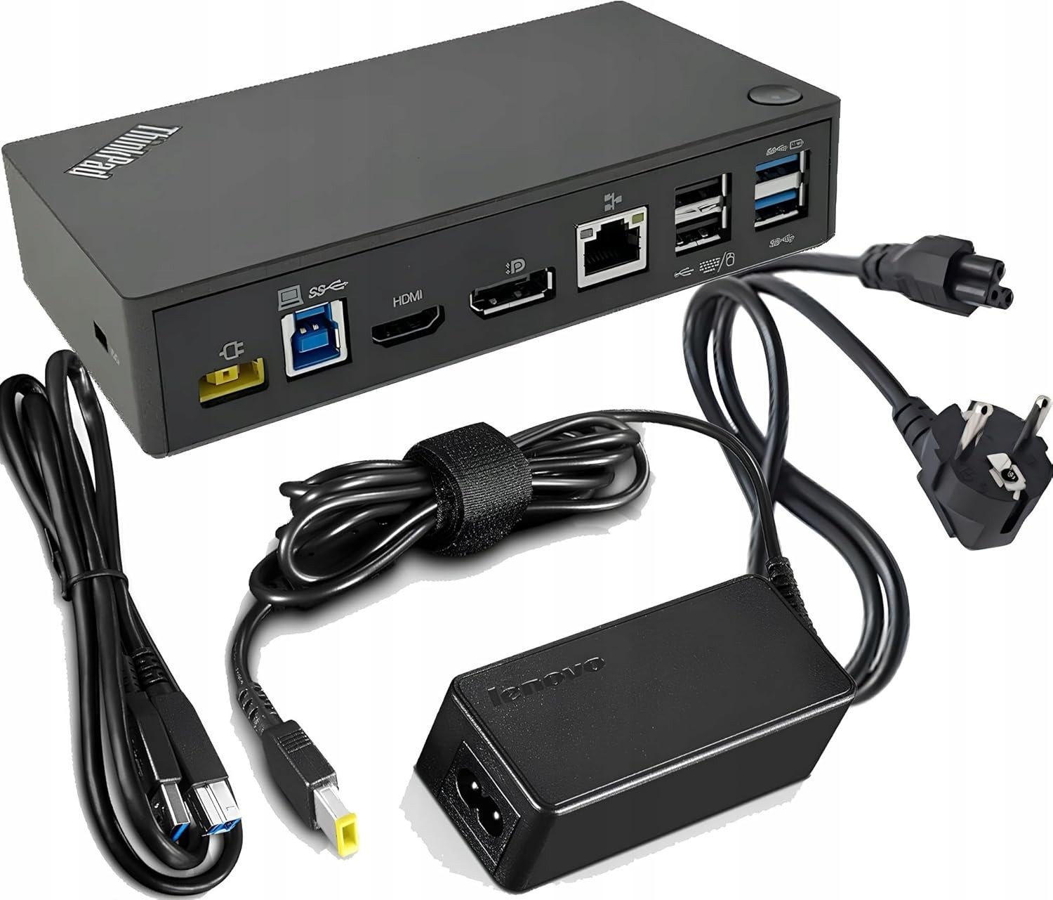 Lenovo ThinkPad USB 3.0 Ultra Dock 40A80045US w/Charger
