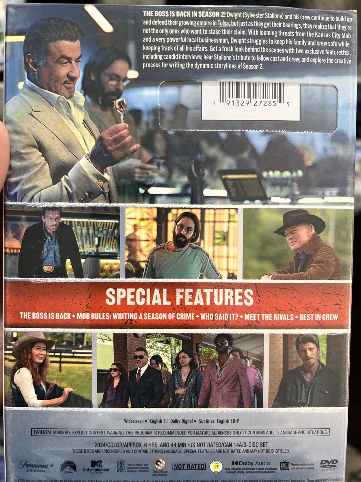 Tulsa King : The Complete Seasons 2 (DVD,3-Disc Set) Season TWO