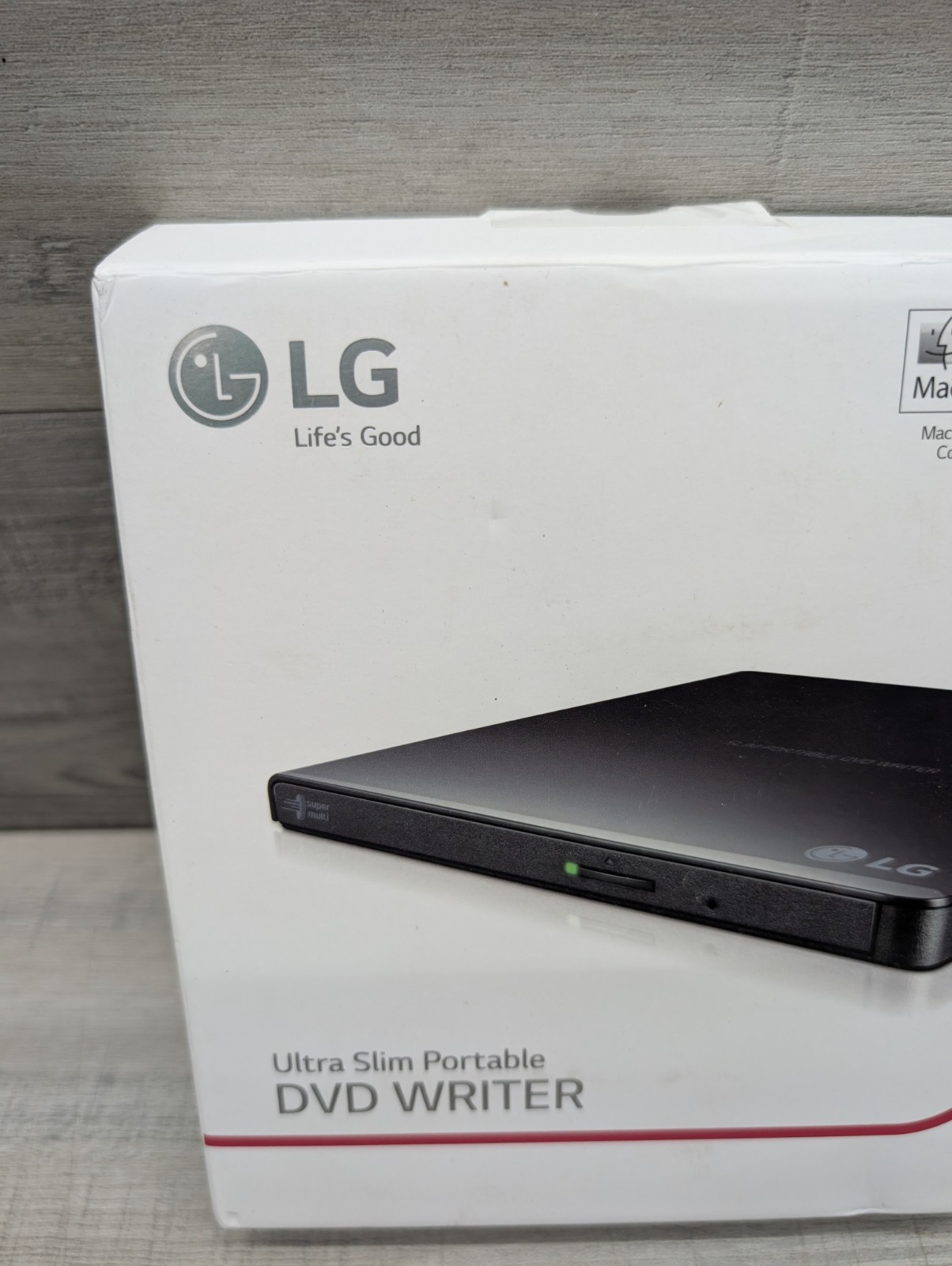 LG Ultra Slim Portable DVD Writer GP65NB60 Compatible With Windows & Mac