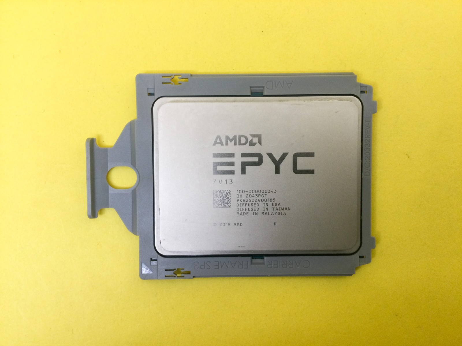 AMD EPYC 7V13 2.45GHz 64-core 128thread 256MB 280W CPU 100-000000343 UNLOCK