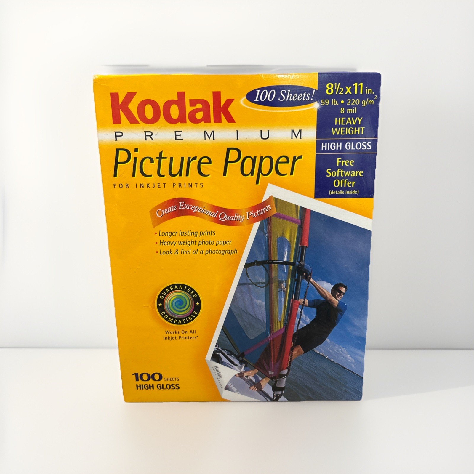 KODAK Premium Picture Paper 8.5 x 11 in. High Gloss Heavy Weight SEALED
