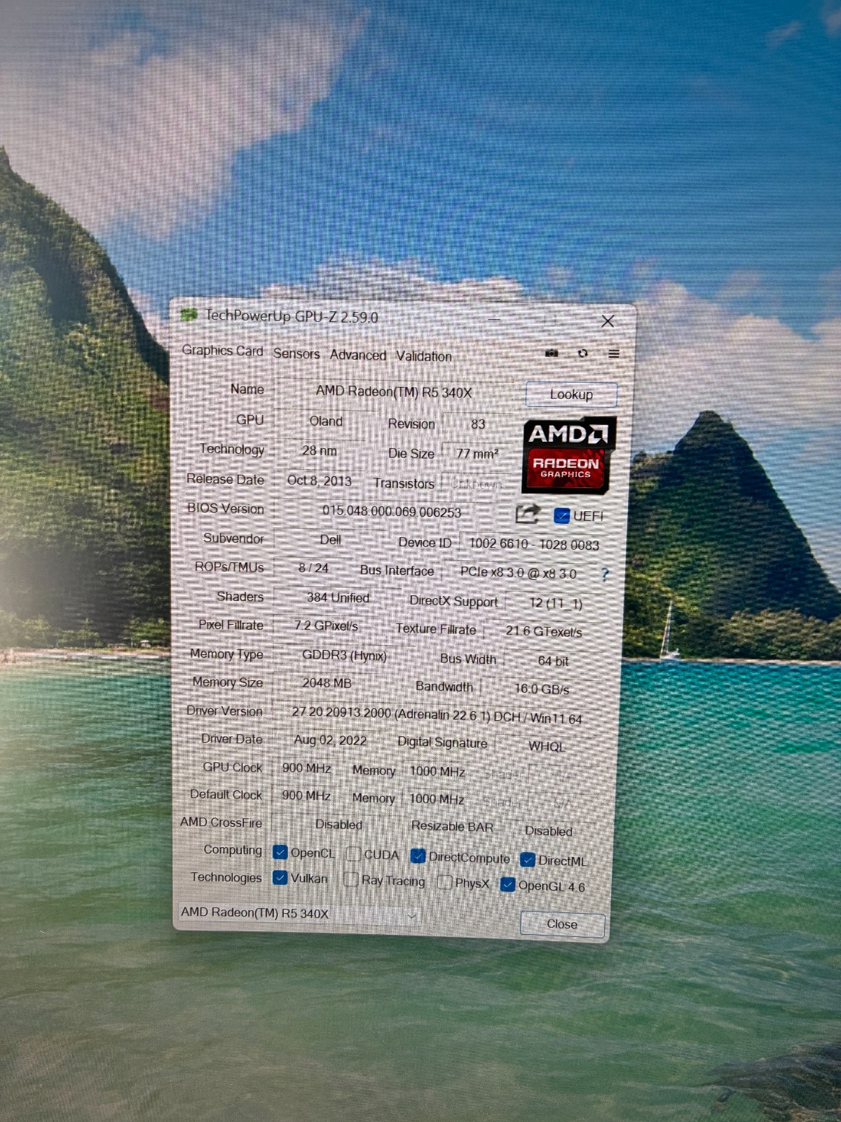 Dell OptiPlex 7040: i7-6700 / RAM 16Gb / 2Gb AMD R5 340X / SSD 240Gb / Win 11