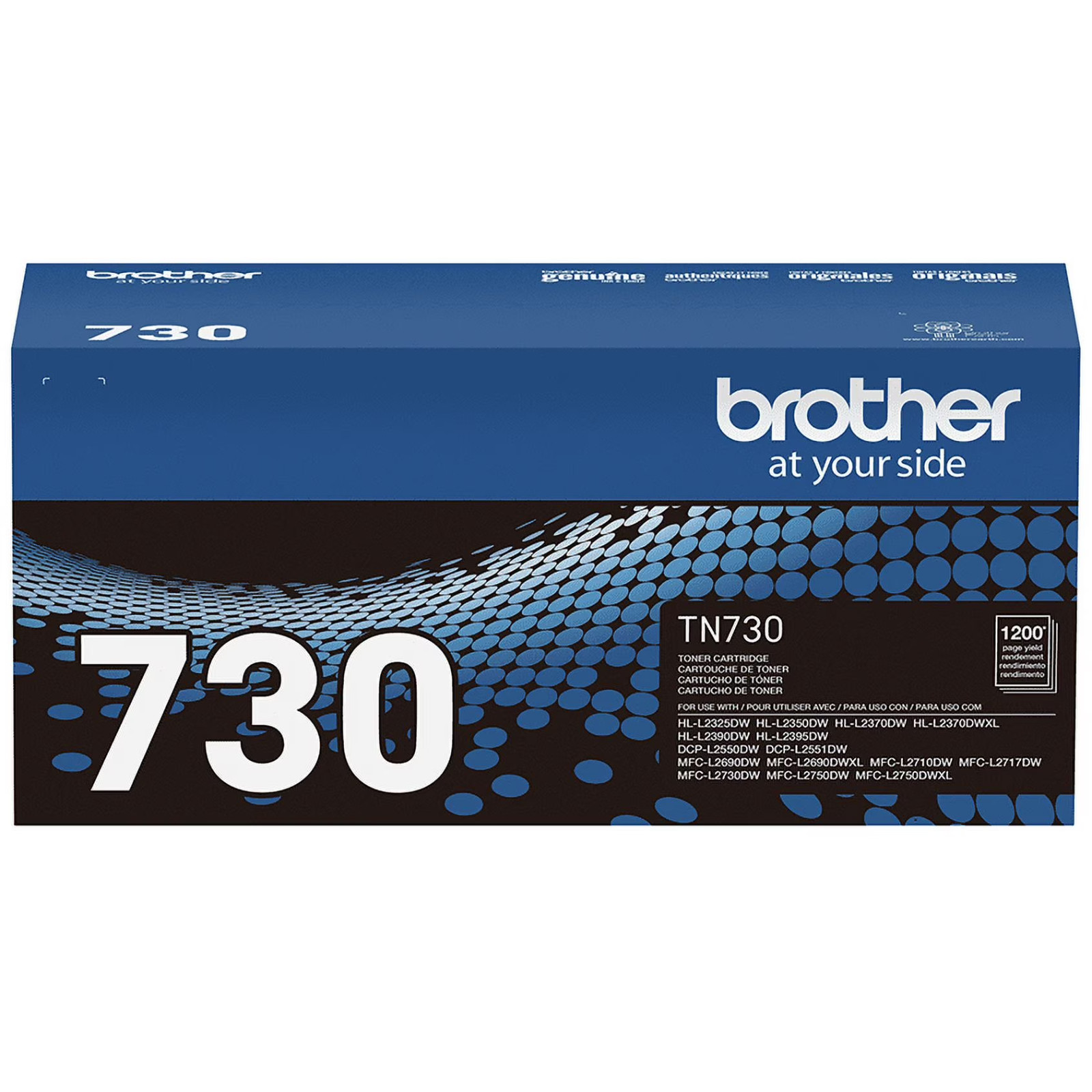 NEW Brother Genuine Standard-yield Printer Toner Cartridge, TN730
