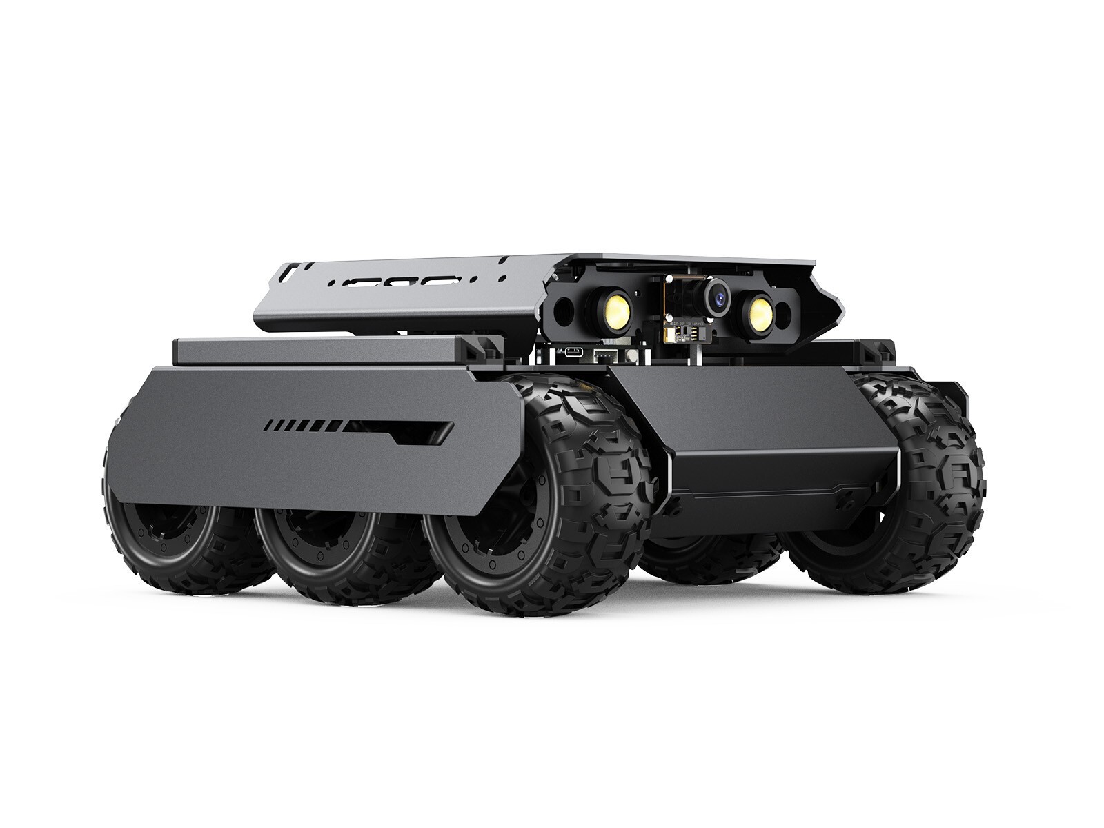 Waveshare UGV Rover Open-source 6 Wheels 4WD AI Robot Dual controllers All-metal