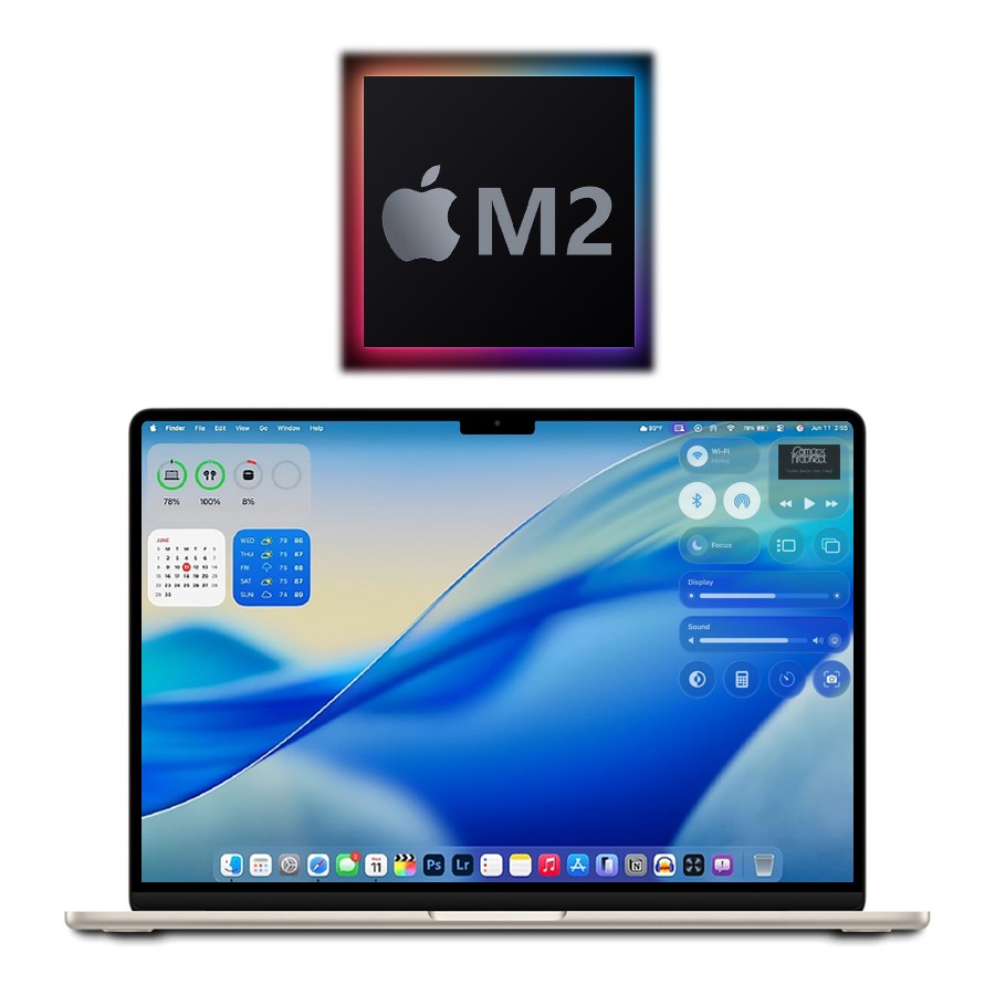 2023 Apple M2 MacBook Air 15″ 8GB/512GB SSD – (Starlight) A2941 w/Year Warranty
