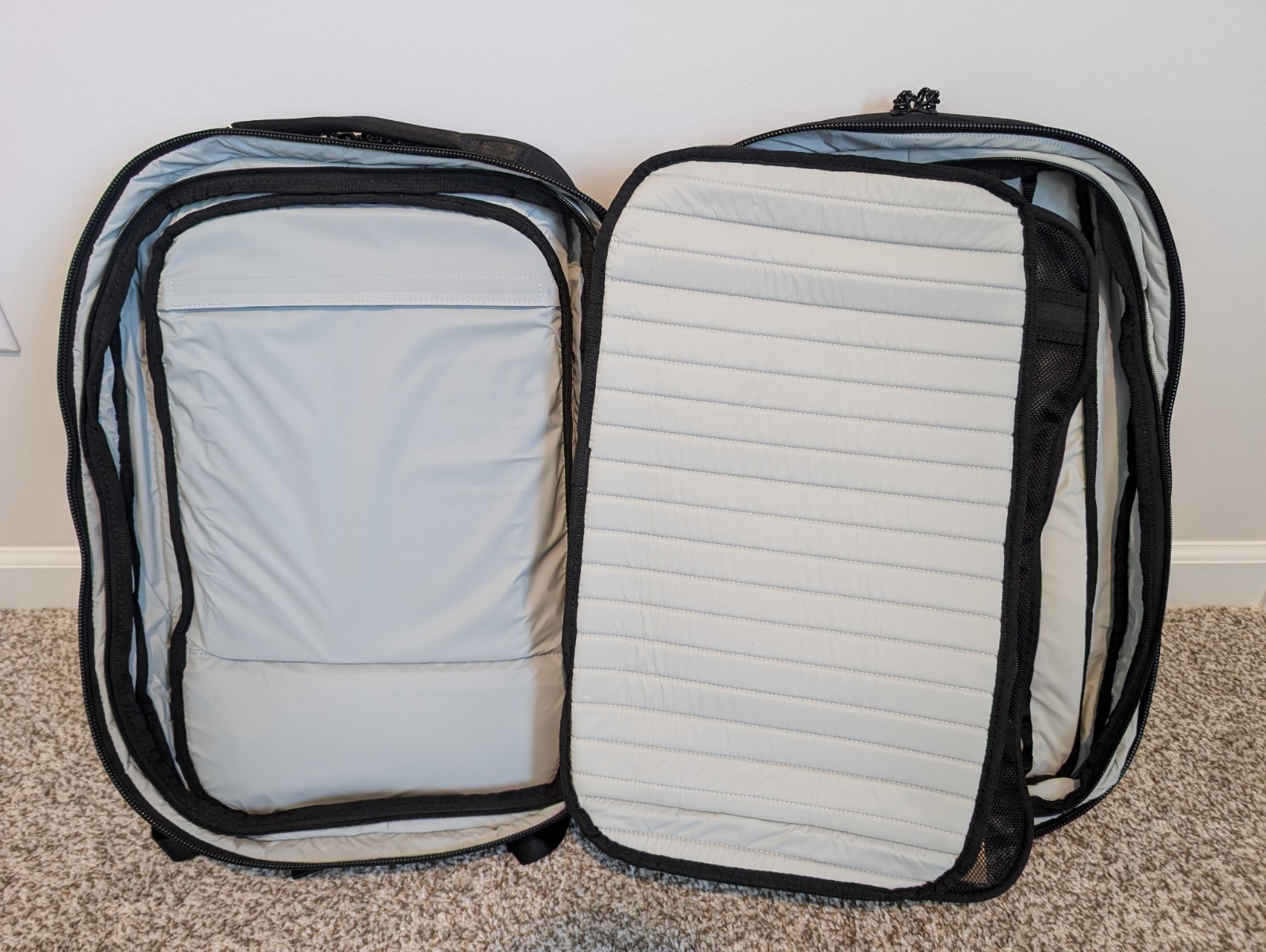 Pakt Travel Backpack 35L Black Solid Padded Laptop Backpack Clamshell