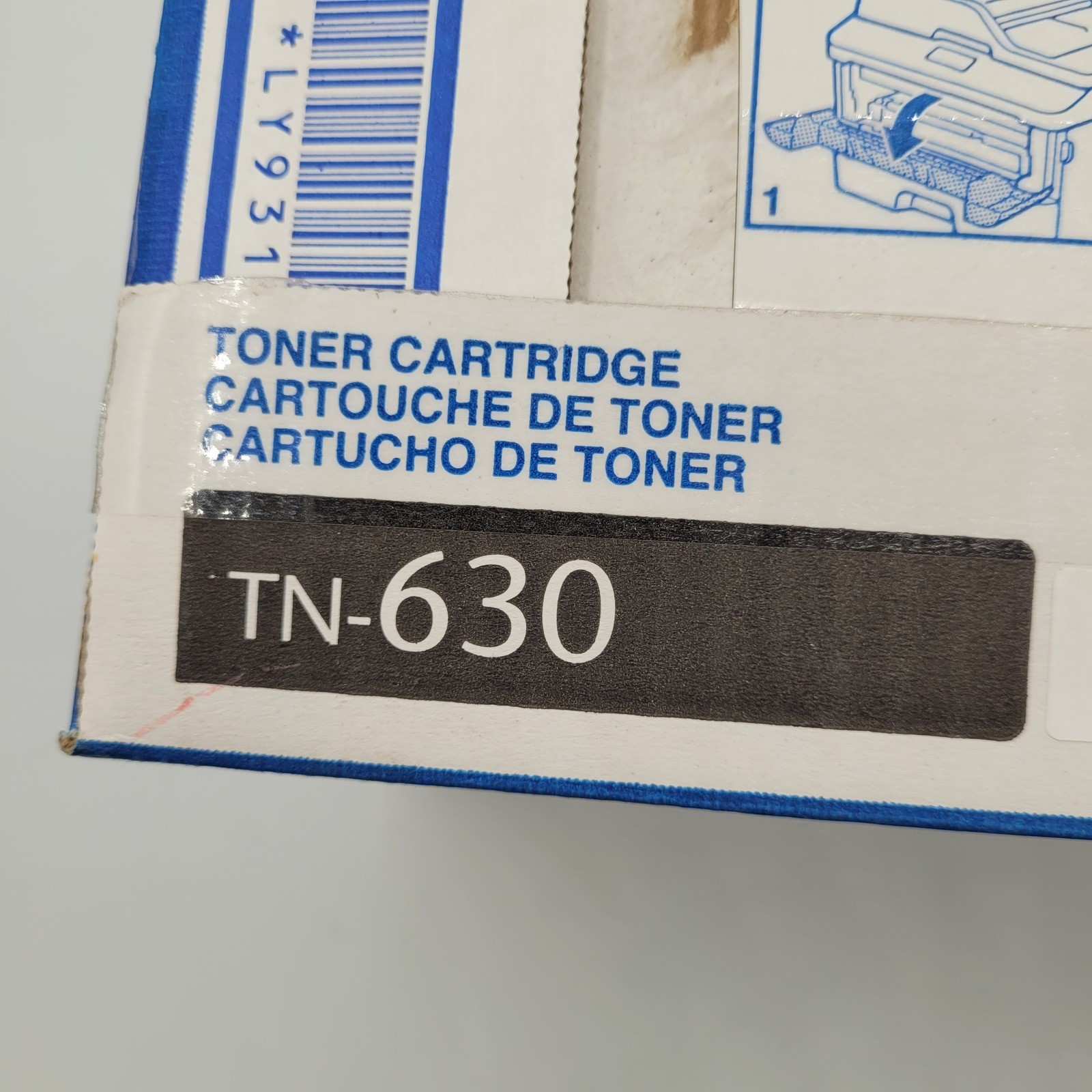 Brother TN-630 Toner Cartridge Unisex One Size Black OEM Open Box Standard Yield