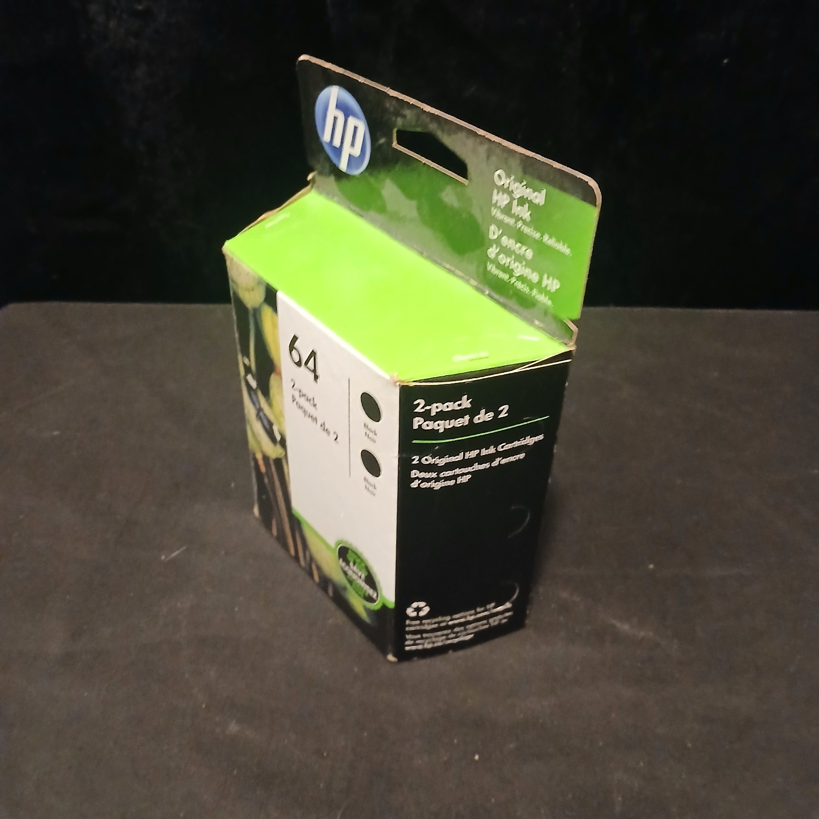 💥Genuine New HP 64 Black Ink N9J90AN 3YP22AN OEM X1 Open Box X1 See Photos💥#M