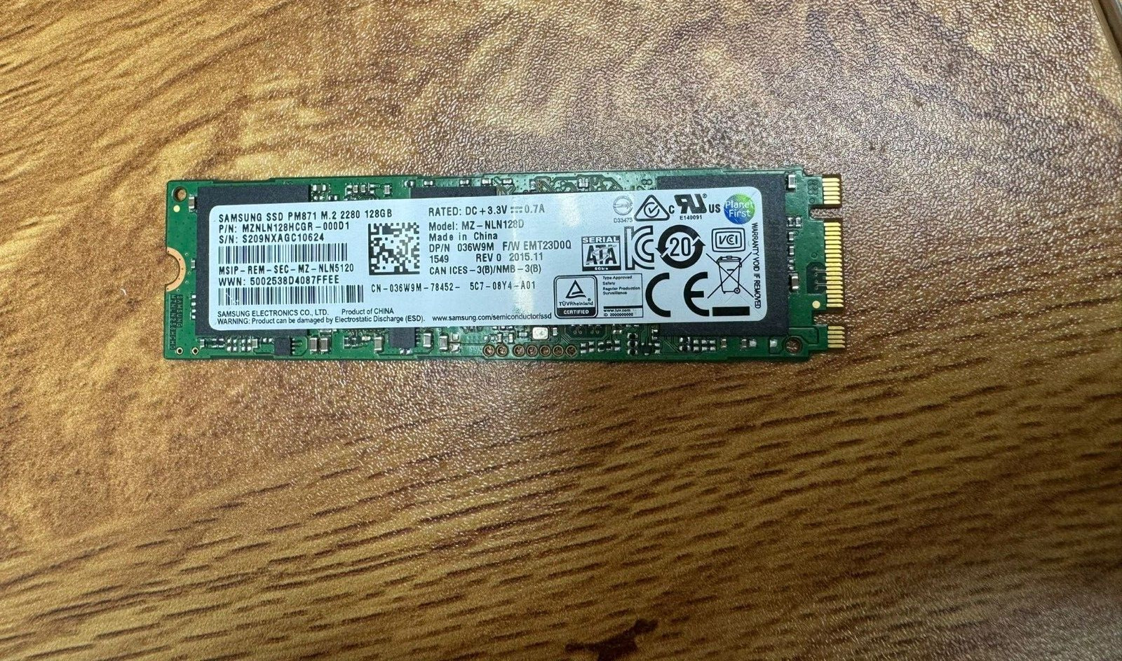 2 PACK! 128GB SSD M.2 2280 SATA Solid State Drive Major Brands, Samsung, LiteON