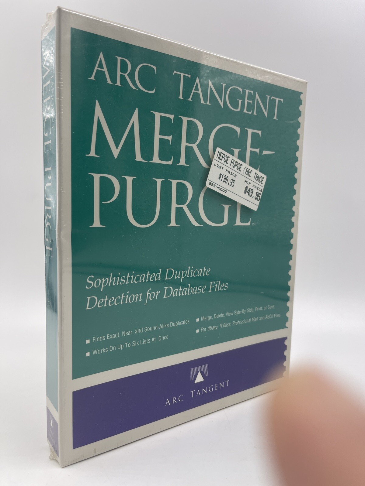 Vintage ARC Tangent Merge-Purge Software For IBM Under Ms-dos 3.0 New Sealed