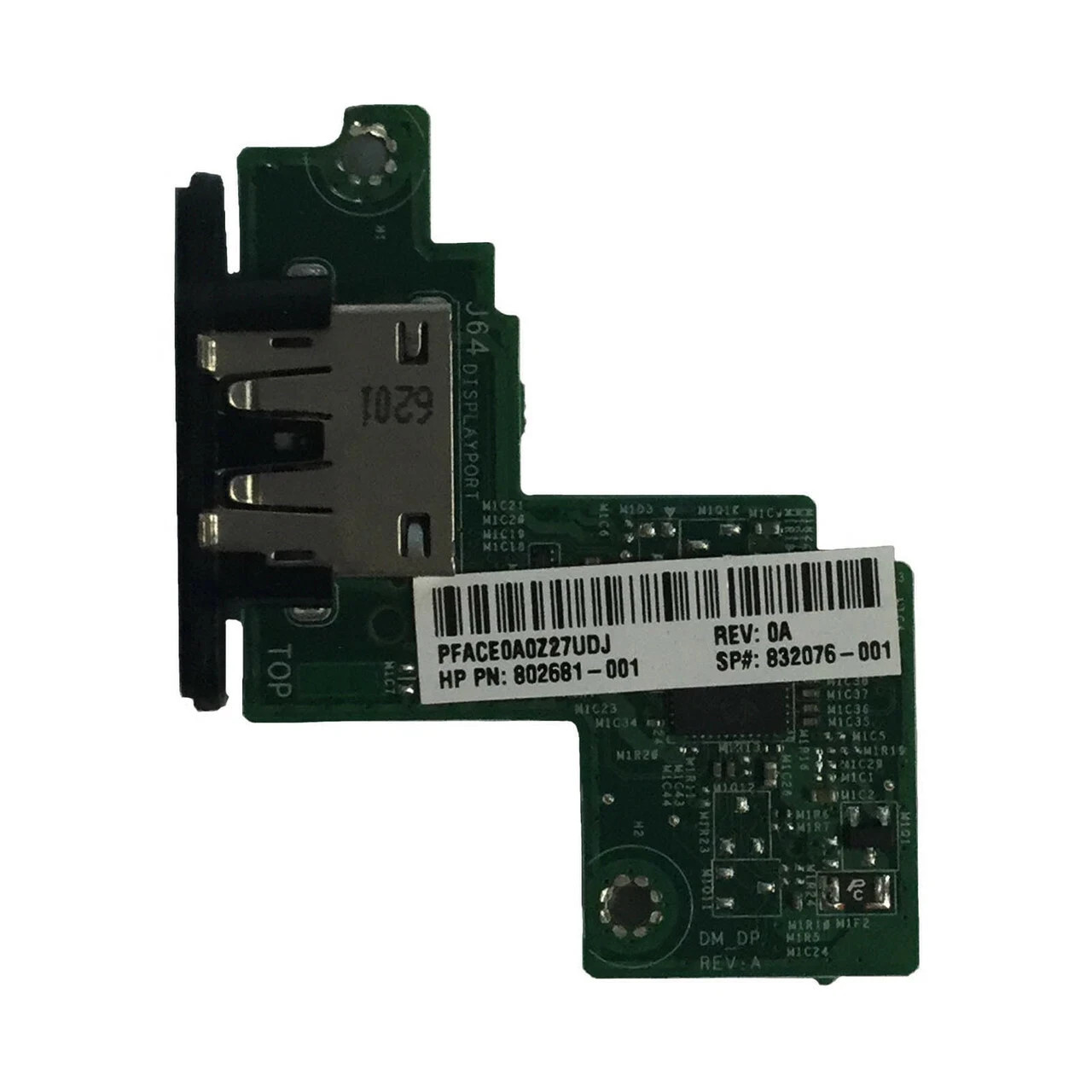 HP 600 800 G2 DM Mini PC DisplayPort Option Board 832076-001 802681-001
