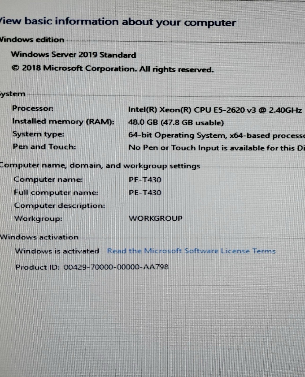 LOT OF 2 INTEL XEON E5-2620 V3 SR207 2.4GHZ 15MB 6 CORE 85W – SERVER PULL
