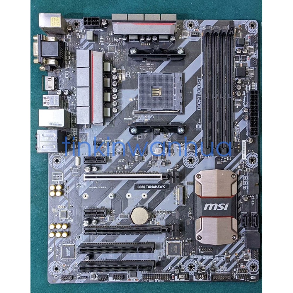 For MSI B350 TOMAHAWK Socket AM4 DDR4 1×M.2 4×SATA III Motherboard