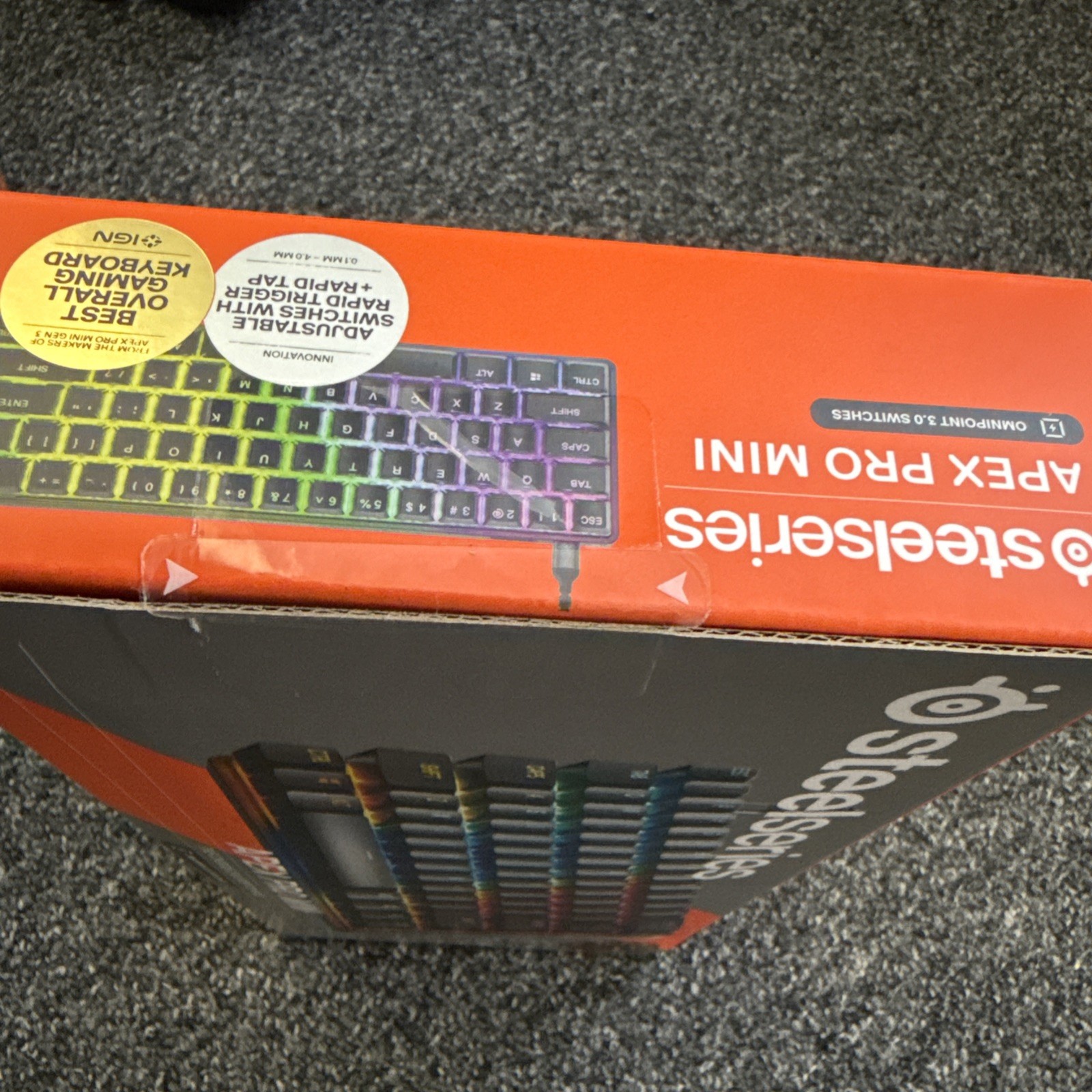 SteelSeries Apex Pro Mini Gen 3 OmniPoint 3.0 Illuminated Keyboard