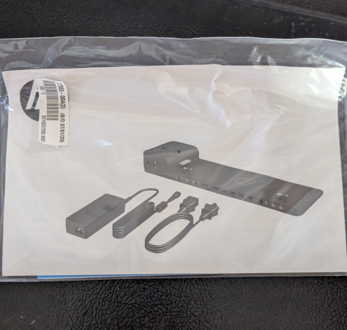 HP D9Y32AA EliteBook ProBook UltraSlim Docking Station 2013, New in Box w Power