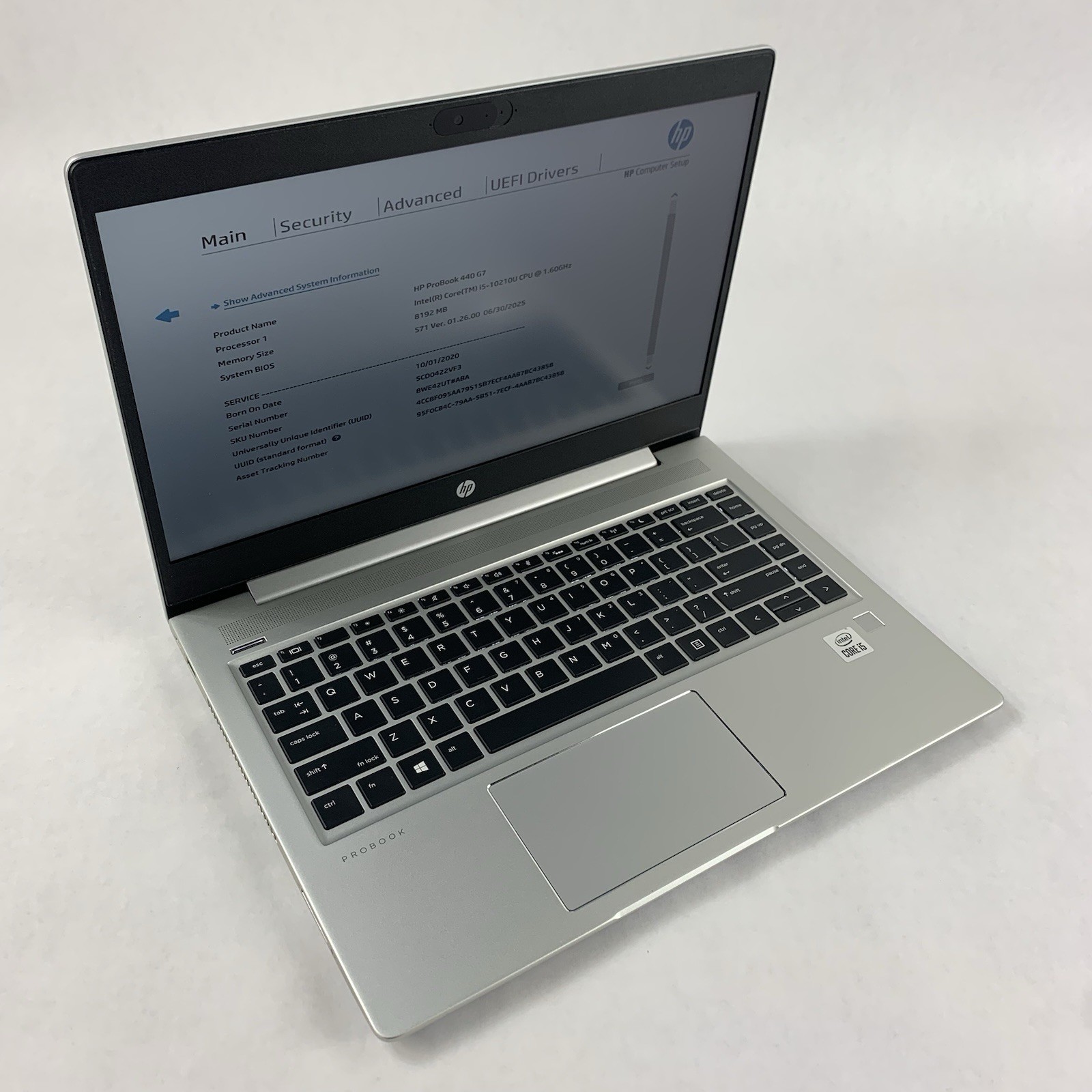 HP ProBook 450 G8 15.6″ i5-1135G7 2.40 GHz 8 GB RAM No SSD/OS/AC Bad USB