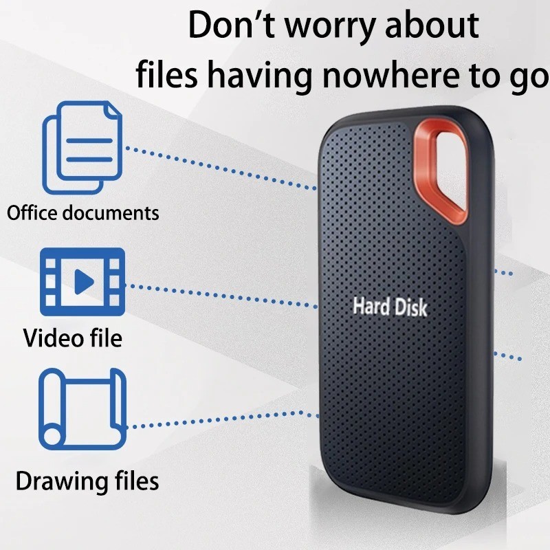4TB External SSD hard drive & Disk