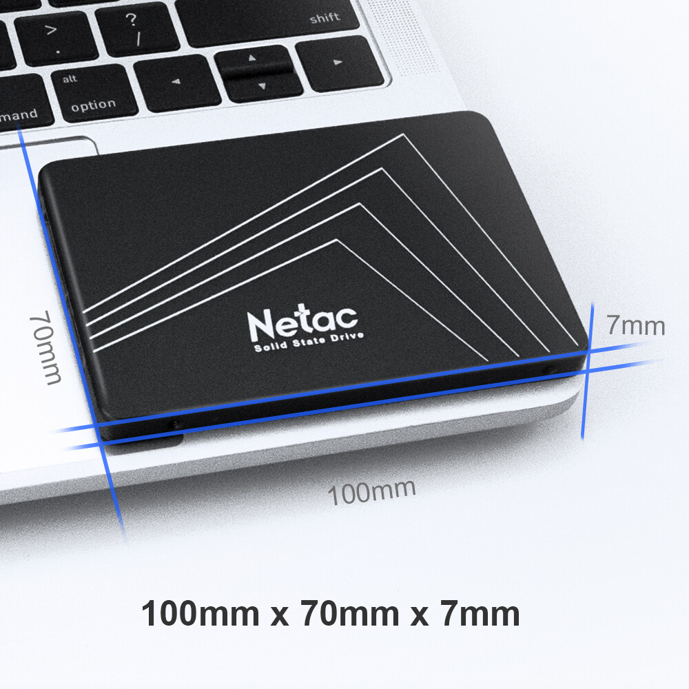 Netac Internal SSD 1TB Solid State Drive 2.5” SATA III 6GB/s Up to 550MBps
