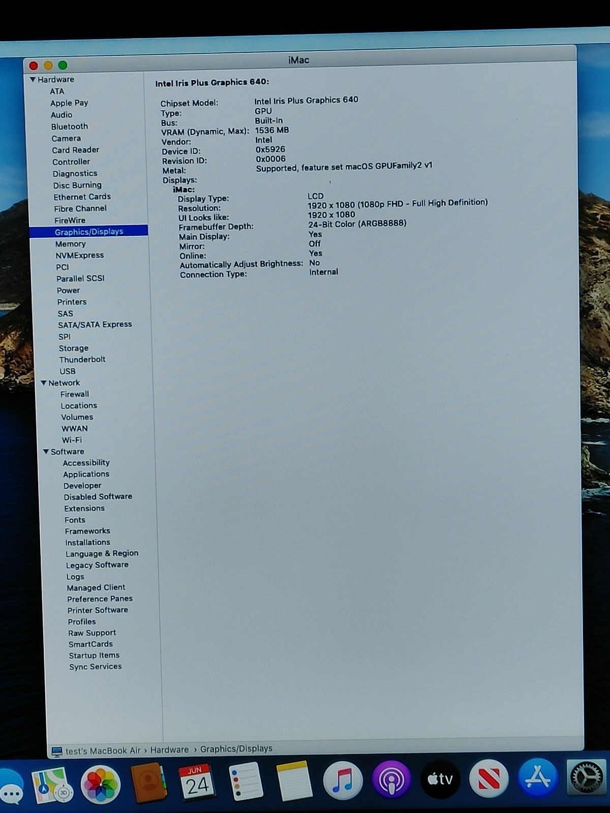 2017 iMac 21.5IN MMQA2LLA A1418 i5-7360U 2.3Ghz 8GB RAM 256GB SSD