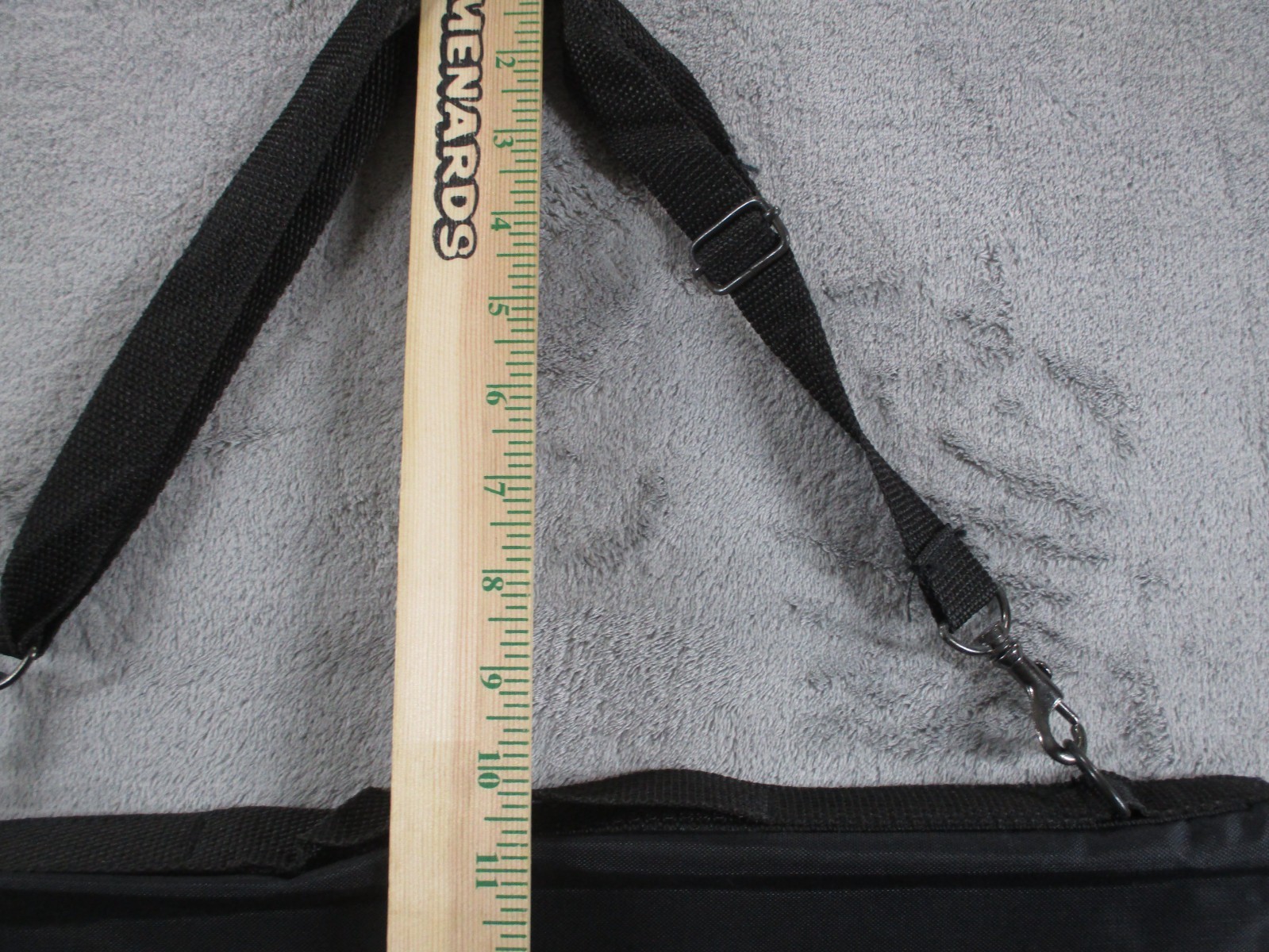 Vintage Messenger Laptop Bag Basic Lightweight Black Shoulder Strap Simple EUC