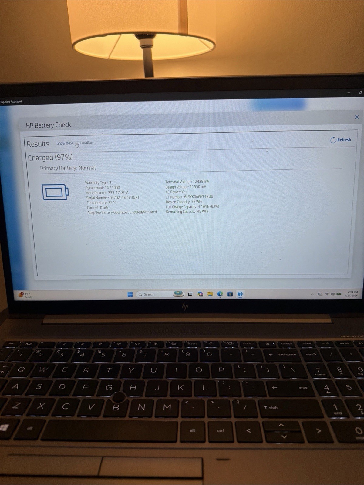 HP ZBook Firefly 15 G8 i5-1145G7 16GB RAM 256GB SSD Win 11 Pro No Charger