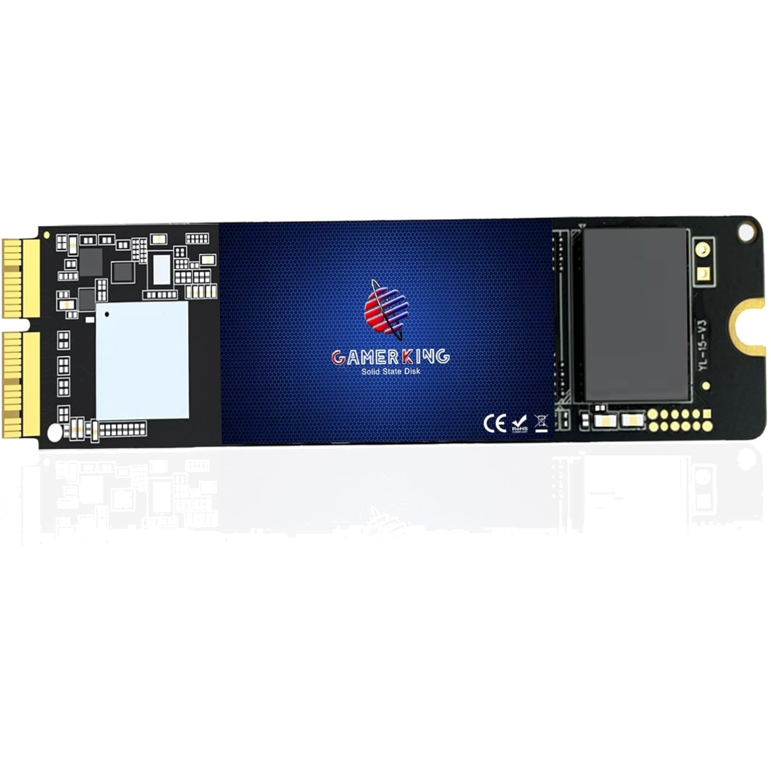 Fast 256GB NVMe SSD for MacBook – 2450MB/s Read Speed, Easy Installation