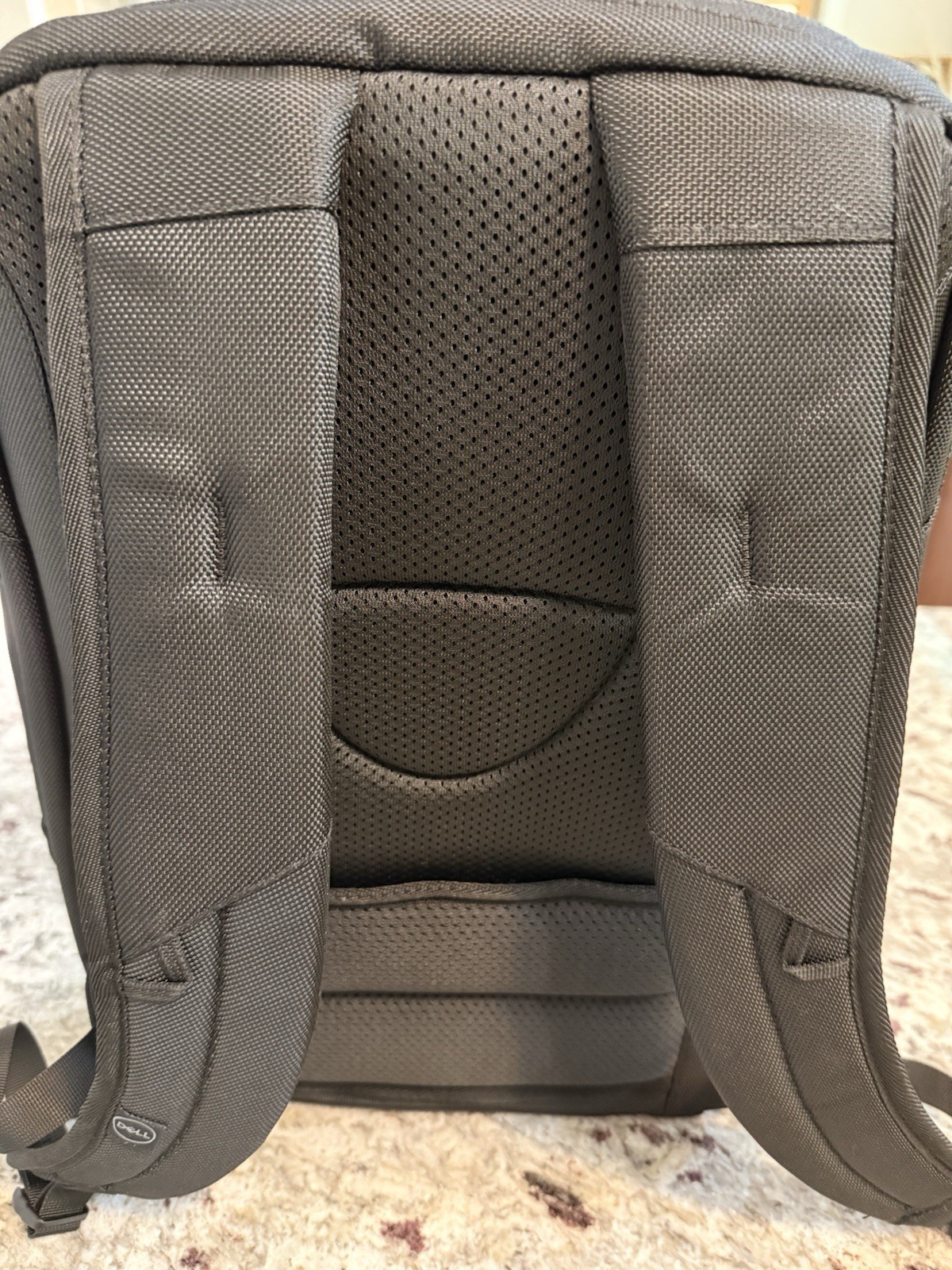 Dell Premier Slim Backpack 15 Padded 15in Laptop Polyester/Leather Black/Gray