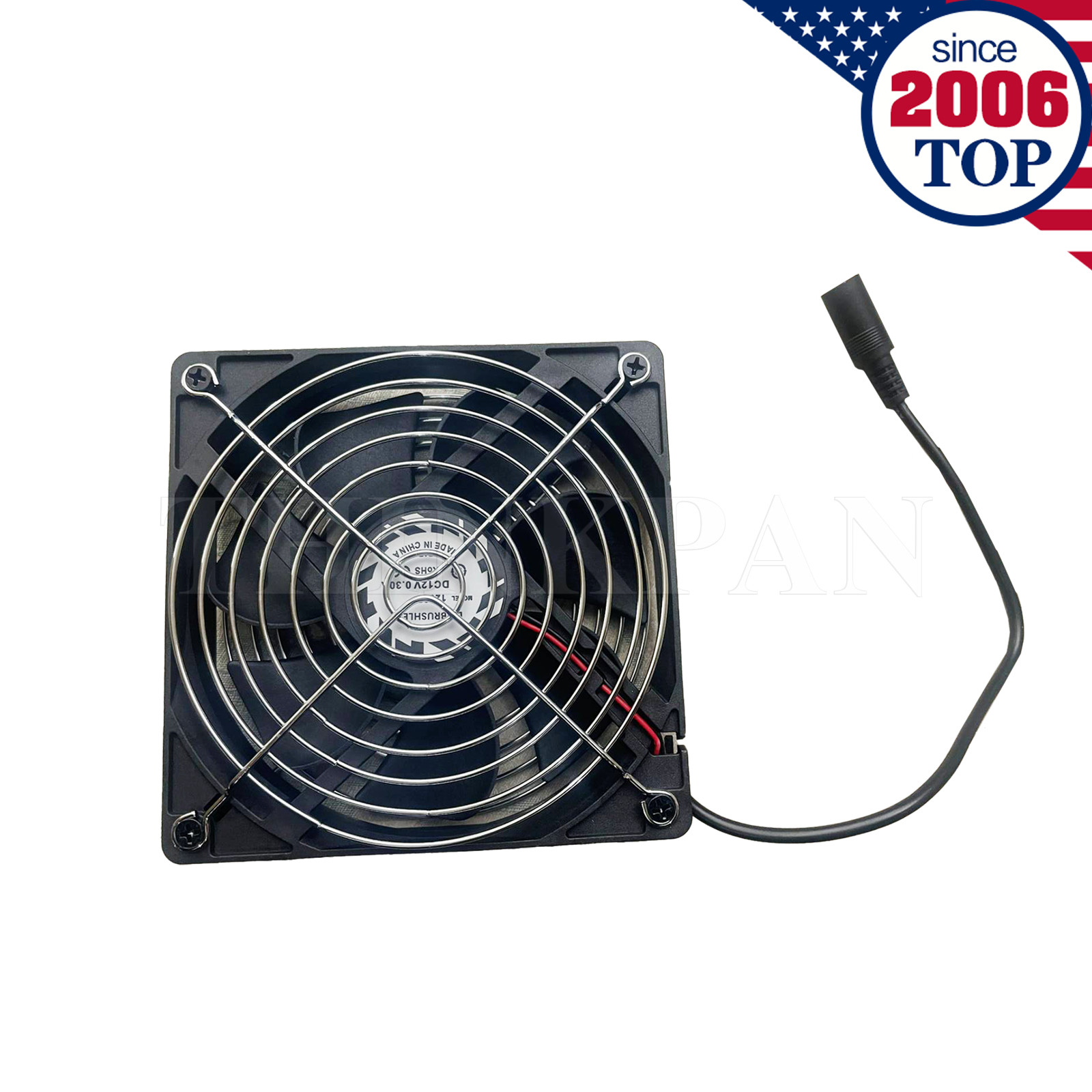 120mm X 25mm AC Powered Computer Fan with AC Plug 110V 120V Variable S