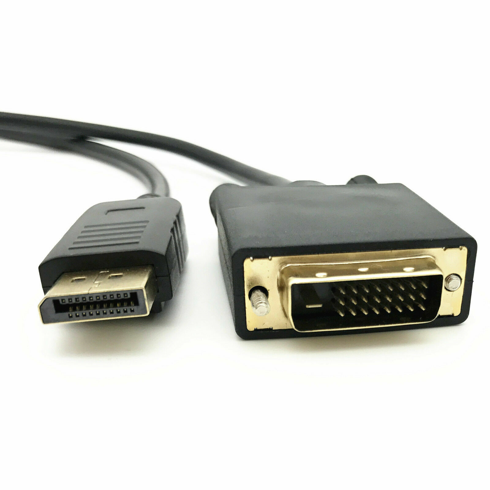 6 Feet Gold Plated DisplayPort DP to DVI-D Male Dual Link Cable Adapter 1080p